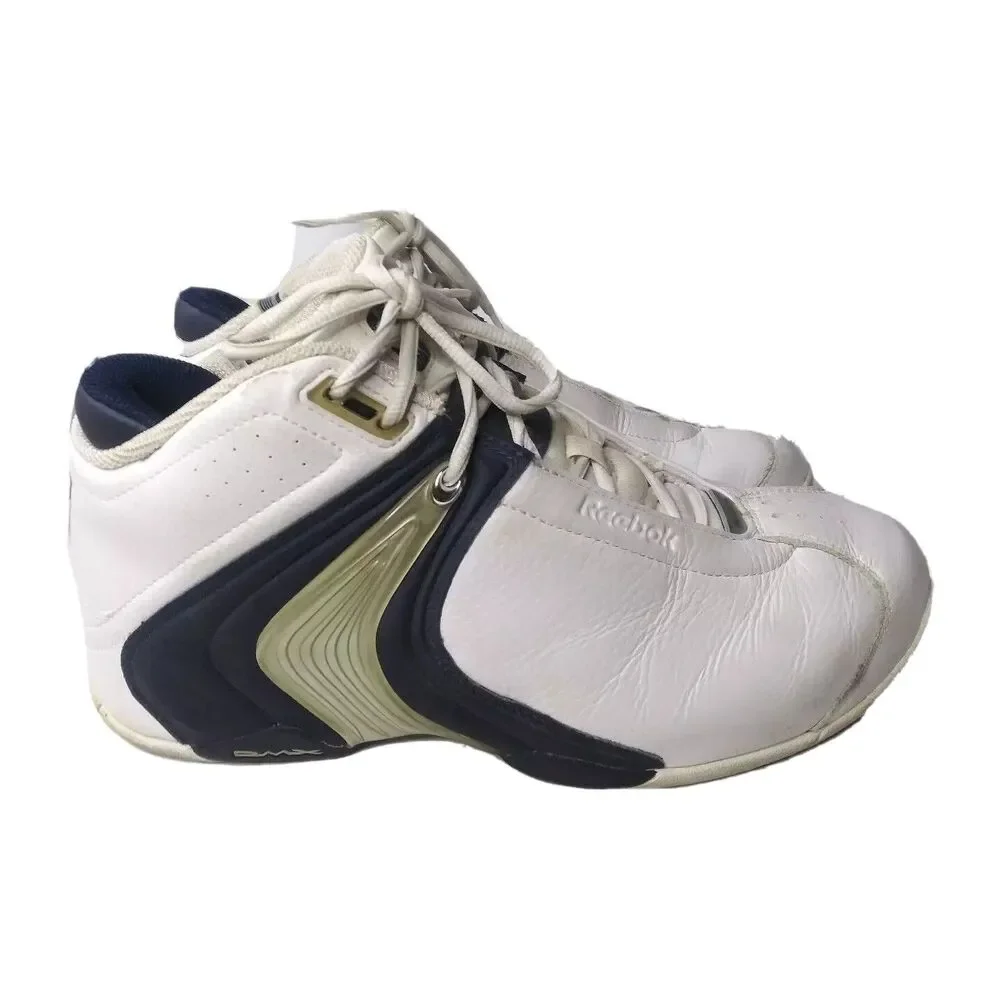 Reebok Mad Talent Shoes Men's Size 9 Sneakers US NBA Athlete White Blue